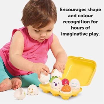 Toomies Hide Squeak Eggs Toddler Sensory Toy for Learning