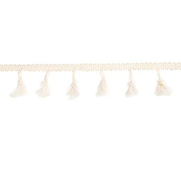 Tassel Fringe Trim 50 Yards - Cotton Lace Ribbon Trimming for Sewing Accessories DIY Crafts and Home...