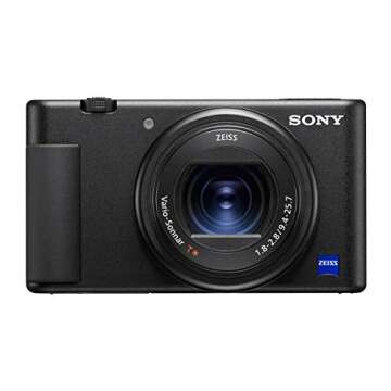 Sony ZV-1 Digital Camera with Vlogger Accessory Kit (Black) (4 Items)