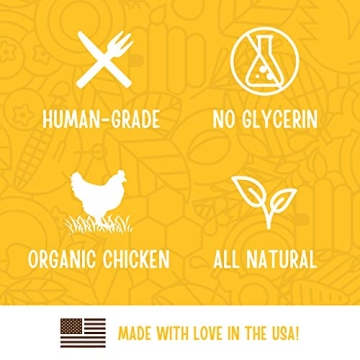 USDA Organic Chicken Dog Training Treats by Full Moon