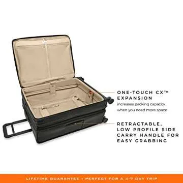 Briggs & Riley Baseline Spinners, Black, 29-inch Large Expandable