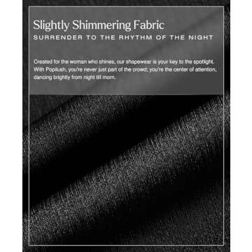 Popilush Women Shapewear Dress Cocktail Long Dresses Fishtail Maxi Dress with Built-in Bra Black L