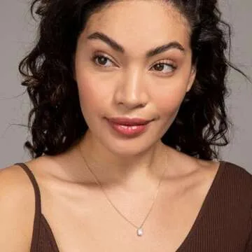 PAVOI 14K Gold Plated Sterling Silver Post Faux Diamond Oval Solitaire Pendant Halo Necklace in Yellow Gold