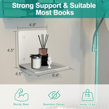 Eapele Floating Book Shelves - Stylish Space-Saving Solution