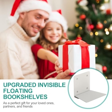 Eapele Floating Book Shelves - Stylish Space-Saving Solution