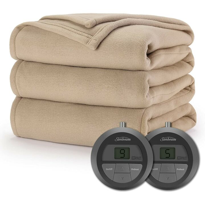 Sunbeam Royal Ultra Mushroom Heated Blanket - King Size