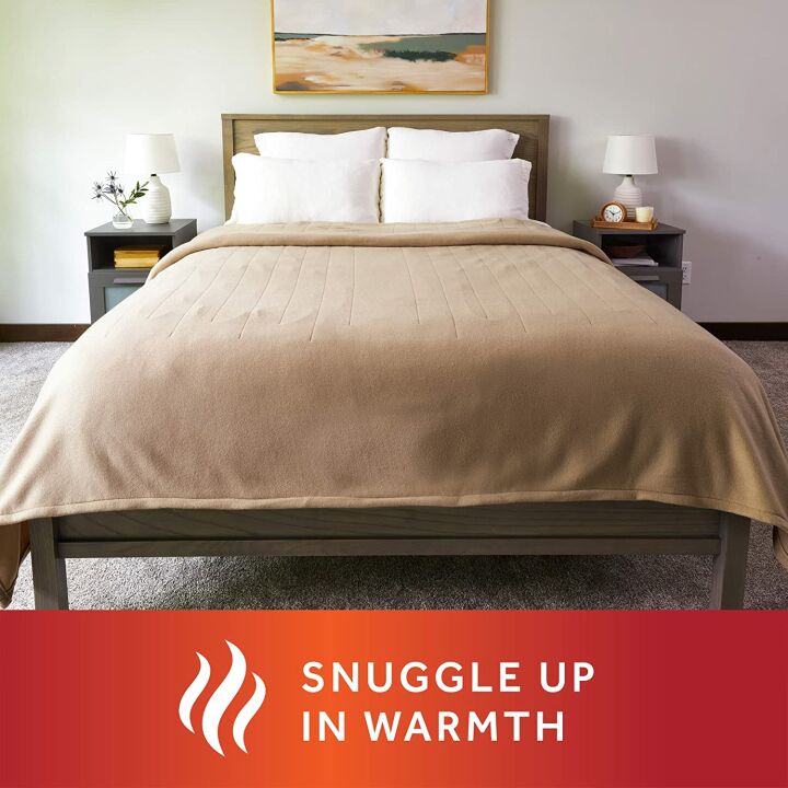 Sunbeam Royal Ultra Mushroom Heated Blanket - King Size