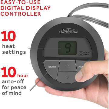 Sunbeam Royal Ultra Mushroom Heated Blanket - King Size