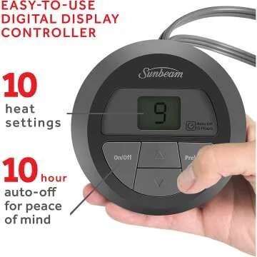 Sunbeam Royal Ultra Mushroom Heated Blanket - King Size