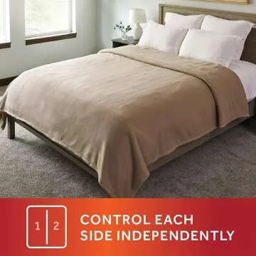 Sunbeam Royal Ultra Mushroom Heated Blanket - King Size