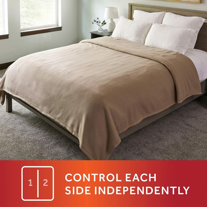 Sunbeam Royal Ultra Mushroom Heated Blanket - King Size