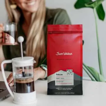 Juan Valdez Volcan Ground Coffee, Dark Roast - Colombian Premium Quality