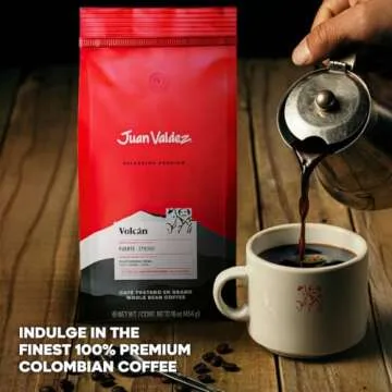 Juan Valdez Volcan Ground Coffee, Dark Roast - Colombian Premium Quality