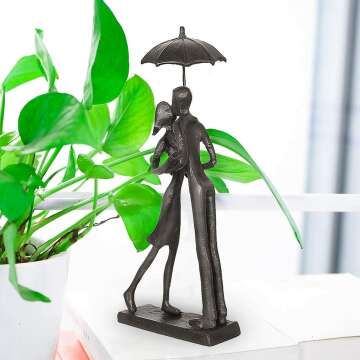 Dreamseden Anniversary Couple Sculptures Decor - Perfect Gift