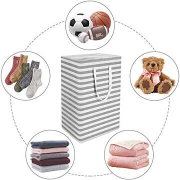Stylish WISELIFE Laundry Hampers - Collapsible & Waterproof