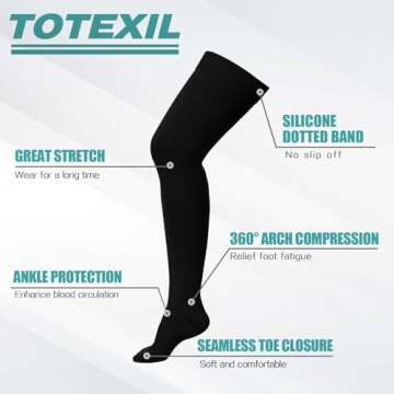 Totexil Compression Stockings - 20-30mmHg Supportive Socks