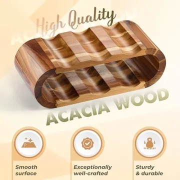 BLUEWEST Wooden Wine Rack for Home Décor and Gifts