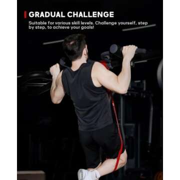 Pull Up Assistance Bands, Pull Up Bands, Resistance Bands, Natural Latex Workout Bands, Exercise Bands, Resistance Band Set for Working Out, Muscle Training, Physical Therapy, Shape Body