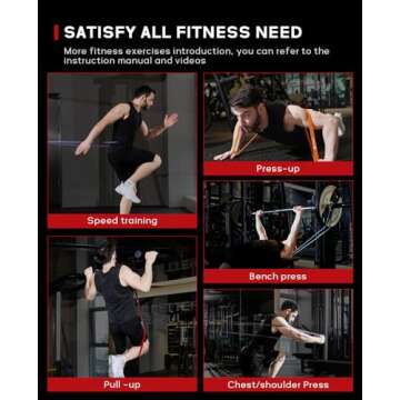 Pull Up Assistance Bands, Pull Up Bands, Resistance Bands, Natural Latex Workout Bands, Exercise Bands, Resistance Band Set for Working Out, Muscle Training, Physical Therapy, Shape Body