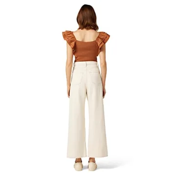 Stylish Joe's Women's Pleated Wide Leg Jeans - Comfort & Elegance