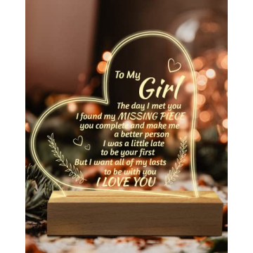 Romantic Night Light Gift for Girlfriend
