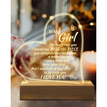 Romantic Night Light Gift for Girlfriend
