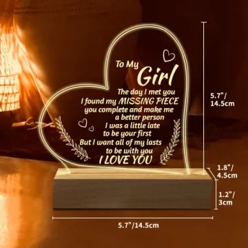 Romantic Night Light Gift for Girlfriend