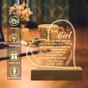 Romantic Night Light Gift for Girlfriend