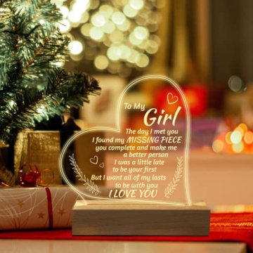 Romantic Night Light Gift for Girlfriend