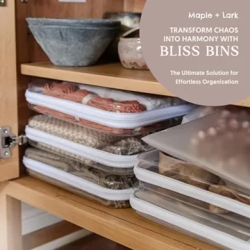 Bliss Bins - Chic Clear Storage Organizers for Every Need