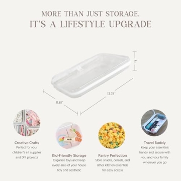 Bliss Bins - Chic Clear Storage Organizers for Every Need