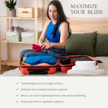 Bliss Bins - Chic Clear Storage Organizers for Every Need