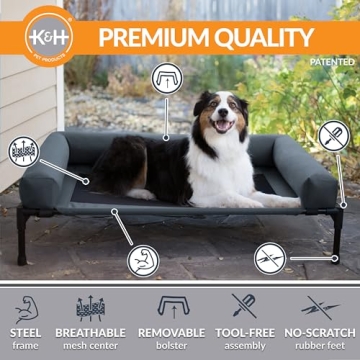 K&H Outdoor Dog Bed for Large Breeds and Comfort