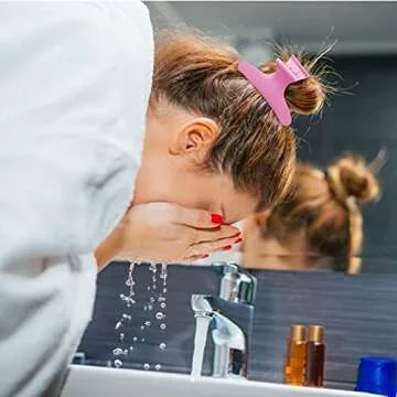 Ondder 12 Pack PInk Butterfly Hair Clamps Clips Hair Claw Clips Pro Salon Clip for Styling, Sectioning, Cutting, Coloring Hair Clips Hairdressing Salon Tool Hair Accessories for Women Girls