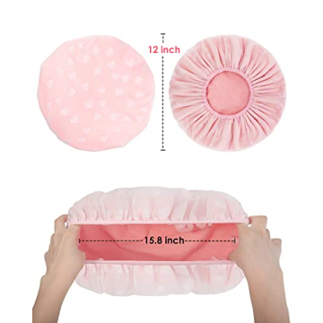 Auban Shower Cap for All Hair Types Waterproof & Stylish