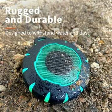 HEYSONG Waterproof Shower Bluetooth Speaker, Durable Portable Speaker with HD Sound, Wireless Outdoor Speaker for Pool, Beach, Kayaking, Great Gift for All Ages