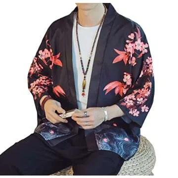 Stylish PRIJOUHE Lightweight Kimono Jacket for Summer