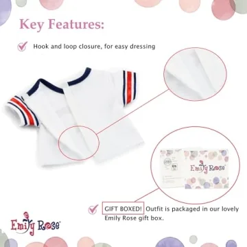 Emily Rose 18 Inch Doll Cheer Outfit Gift Set