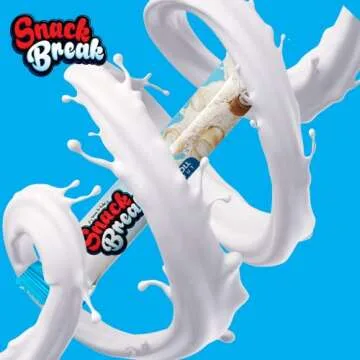 Snack Break Wafer Roll With Coconut - Creamy Coconut Filling - Individually Wrapped - Ready-To-Eat Snack - Gift Snacks For Adults & Kids (Pack of 24)