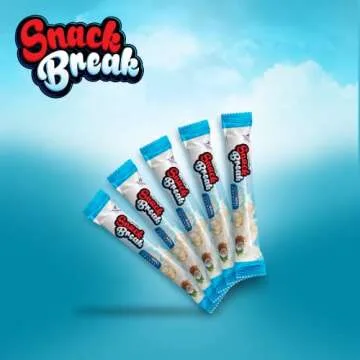 Snack Break Wafer Roll With Coconut - Creamy Coconut Filling - Individually Wrapped - Ready-To-Eat Snack - Gift Snacks For Adults & Kids (Pack of 24)