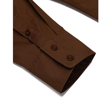 COOFANDY Men's Western Cowboy Shirt Long Sleeve Casual