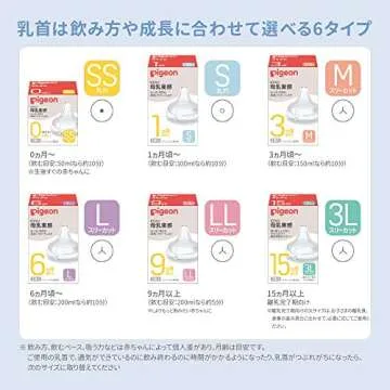 Pigeon Breast Milk Feeling Nipple for Newborns - Soft Silicone