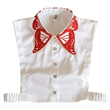 Stylish Detachable Embroidered Fake Collar for Women