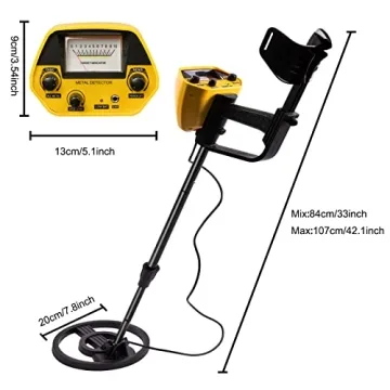 Bounty Hunter Gold Digger Metal Detector - Adjustable & Waterproof