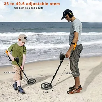 Bounty Hunter Gold Digger Metal Detector - Adjustable & Waterproof