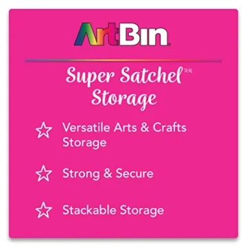 ArtBin Super Satchel for 0.5oz Bottle Storage, Portable Case