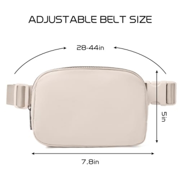 Pink Belt Bag for Women Stylish Fanny Pack Crossbody Bag