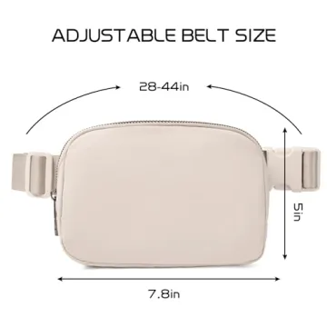 Pink Belt Bag for Women Stylish Fanny Pack Crossbody Bag