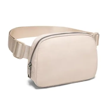 Pink Belt Bag for Women Stylish Fanny Pack Crossbody Bag