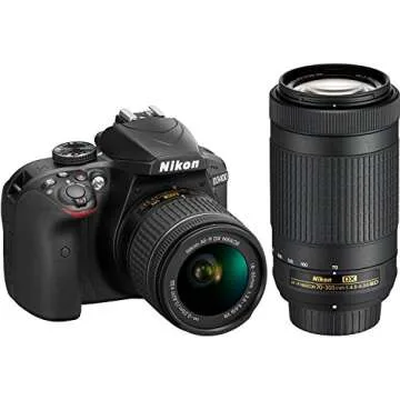 Nikon D3400 DSLR Camera with Dual Lenses - Renewed & Ready